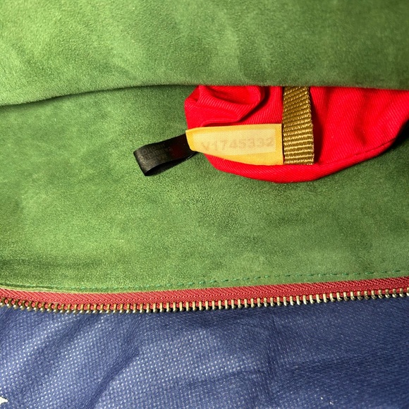 Dooney & Bourke Italian Florentine Leather Large Satchel Bag Natural - Picture 9 of 16